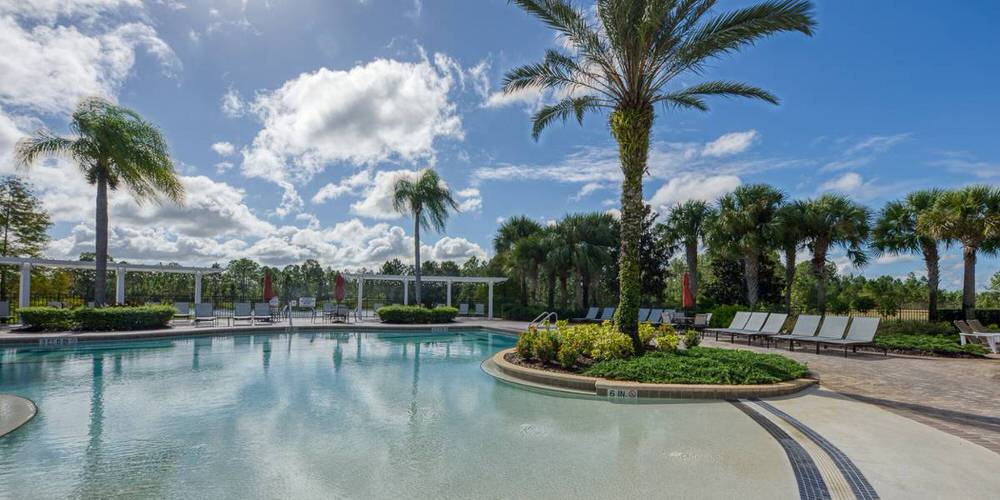 Pool at watersong resort orlando vacation homes near disney