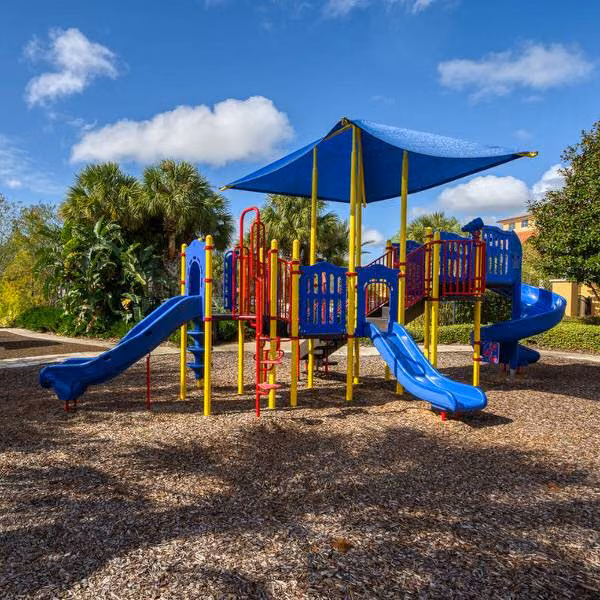Children’s play area at Watersong vacation home resort in Davenport Florida near Orlando theme parks