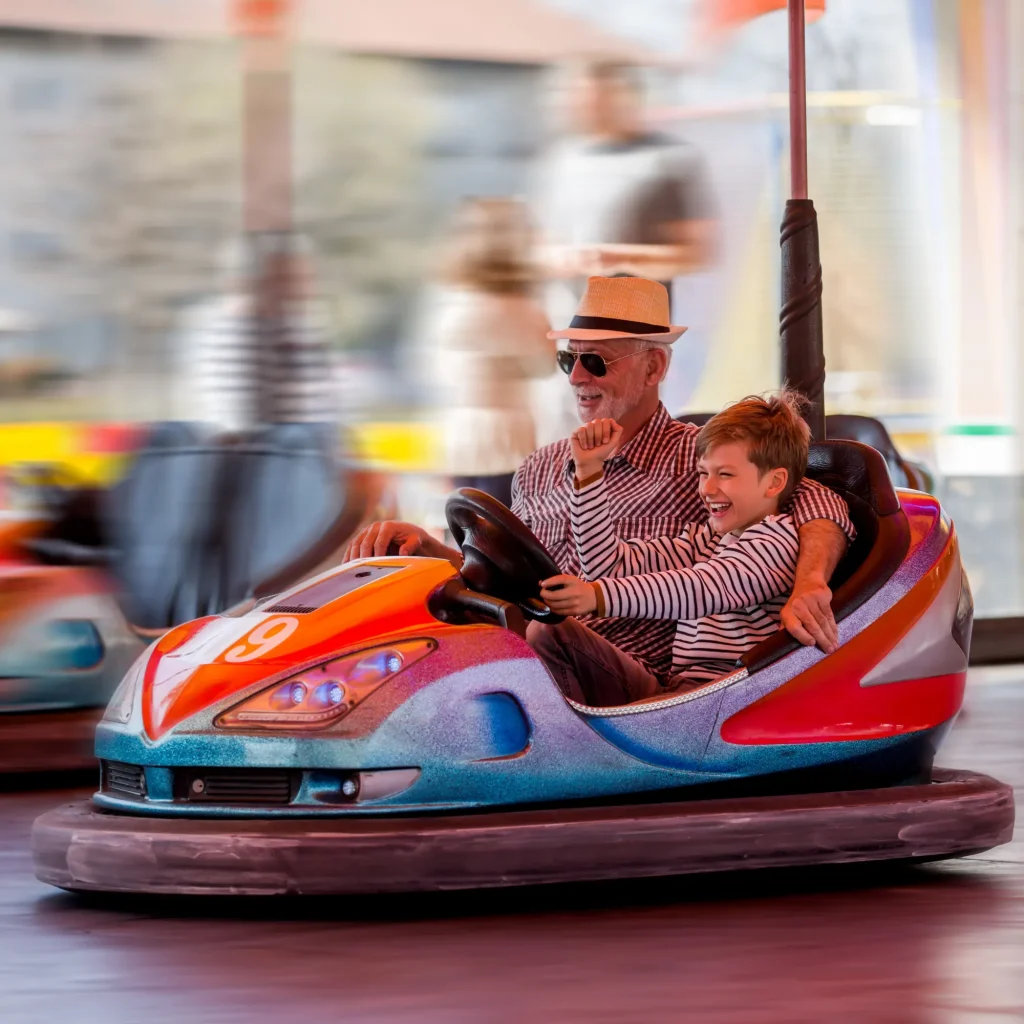 family fun in bumper cars orlando attraction